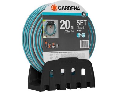 Gardena Muurslanghouder met 20mt Slang 13mm en accessoires - foto 1