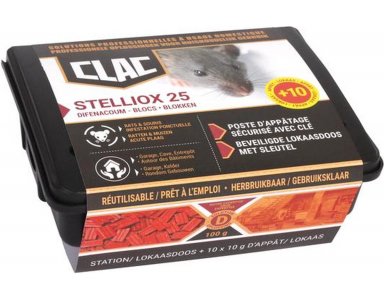 Clac Lokaasdoos Ratten Inclusief Stellox 25 Blokken 4x25gr - foto 1