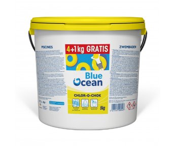 Blue Ocean Chlor-o-Chok Chloorgranulaat 4kg + 1kg Gratis