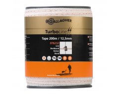 Turbo Line Lint Gallagher 12,5 mm Wit 200m