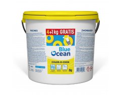 Blue Ocean Chlor-o-Chok Chloorgranulaat 4kg + 1kg Gratis