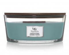 WoodWick Geurkaars Evergreen Cashmere Ellipse - foto 1